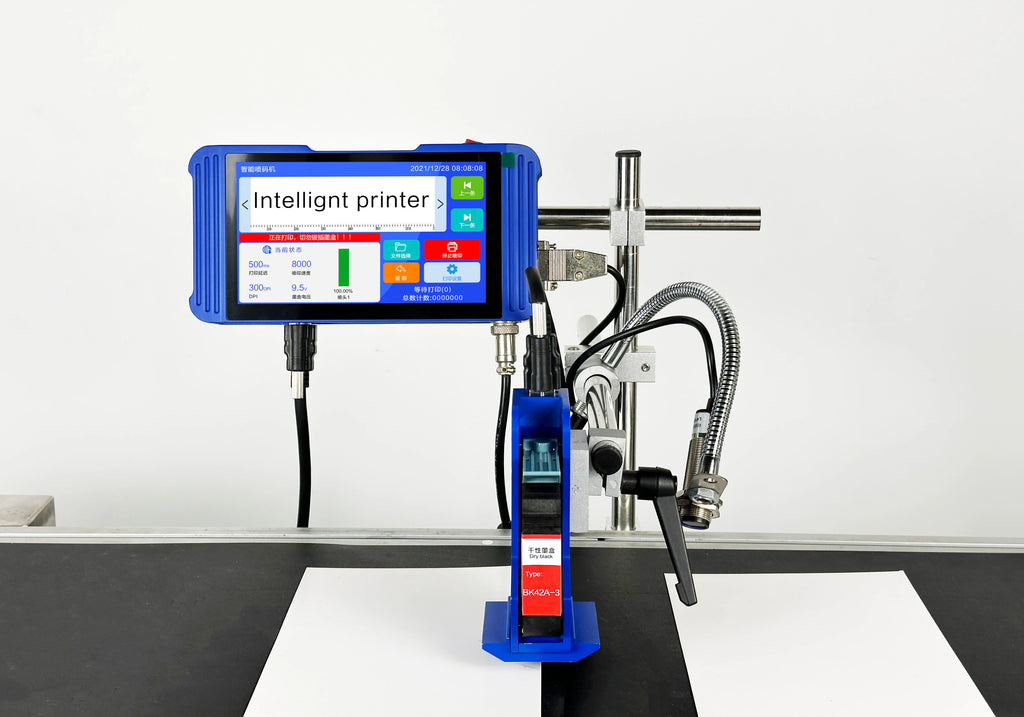 Touchscreen Inkjet Coding Printer & Ink Cartridge – Batch & Expiry Dates