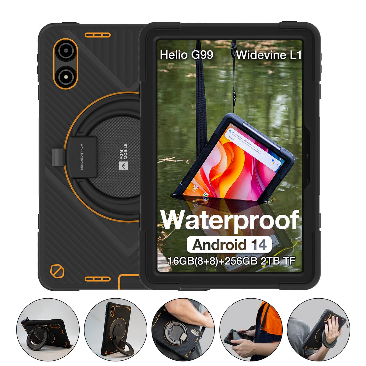 AGM PAD P2 Rugged Tablet – 8GB/256GB, MediaTek G99
