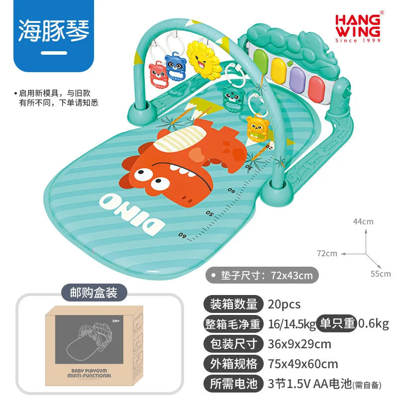 2025 New Baby Music Play Mat Puzzle Carpet Piano Keyboard Infant Playmat Early Education Gym Crawling Game Pad Toy Picnic