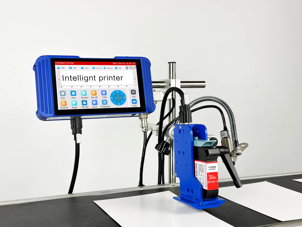 Touchscreen Inkjet Coding Printer & Ink Cartridge – Batch & Expiry Dates
