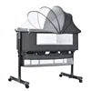 Good Quality Foldable Metal Baby Bedside Crib Removable Splicing Portable Mosquito Net Multifunctional Modern Design Bedroom Use