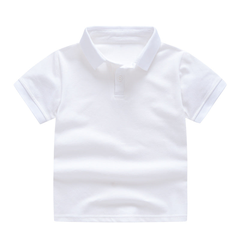 Kids’ Solid Color Uniform Polo Shirt