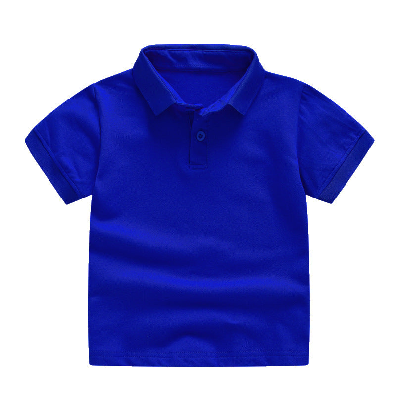 Kids’ Solid Color Uniform Polo Shirt