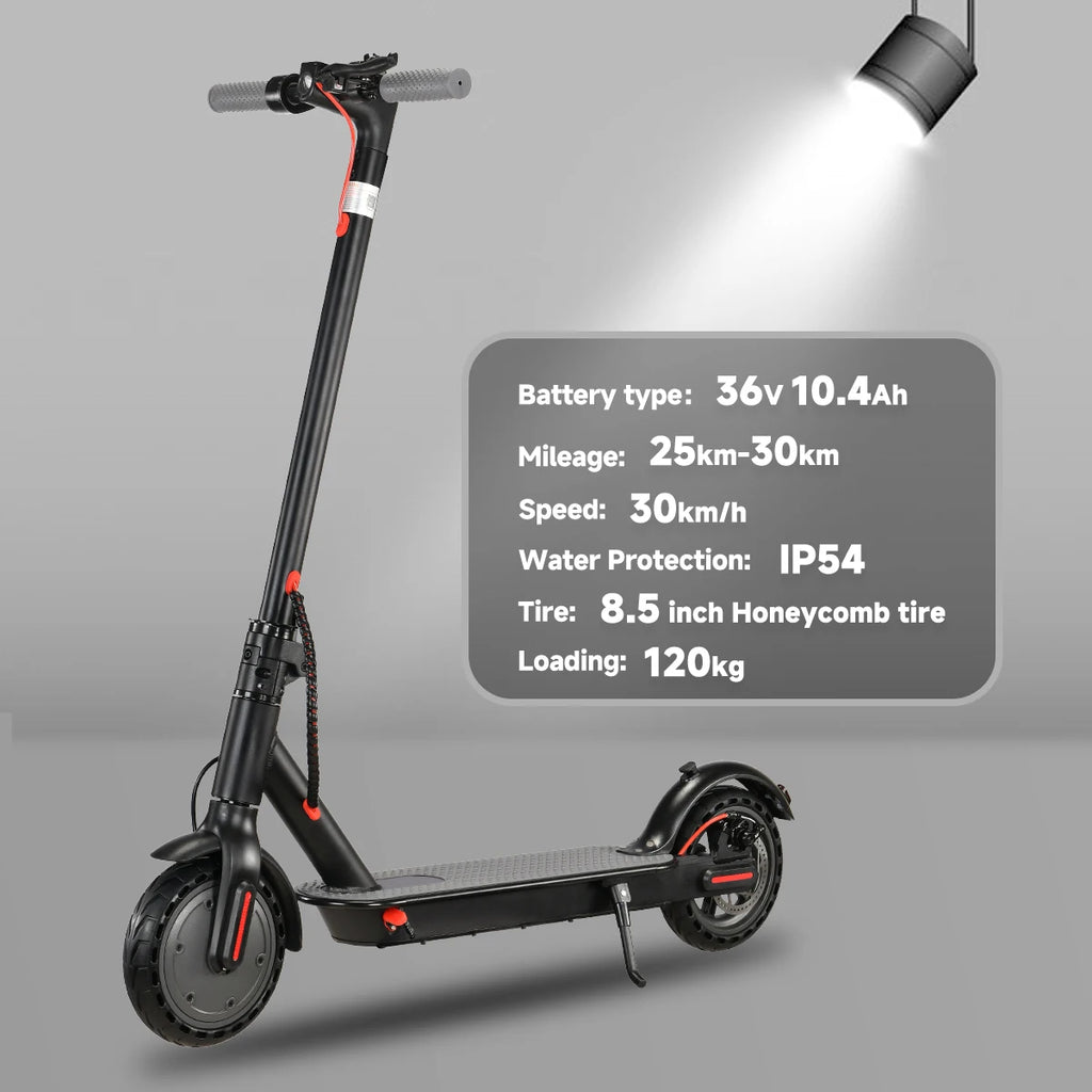 350W Foldable App-Connected Electric Scooter – 36V