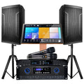 Máquina de karaoke de sistema dual Max: 2 micrófonos inalámbricos, 2 TB
