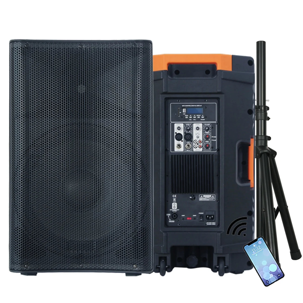 Sistema de altavoz PA activo de 15 pulgadas y 1800 W
