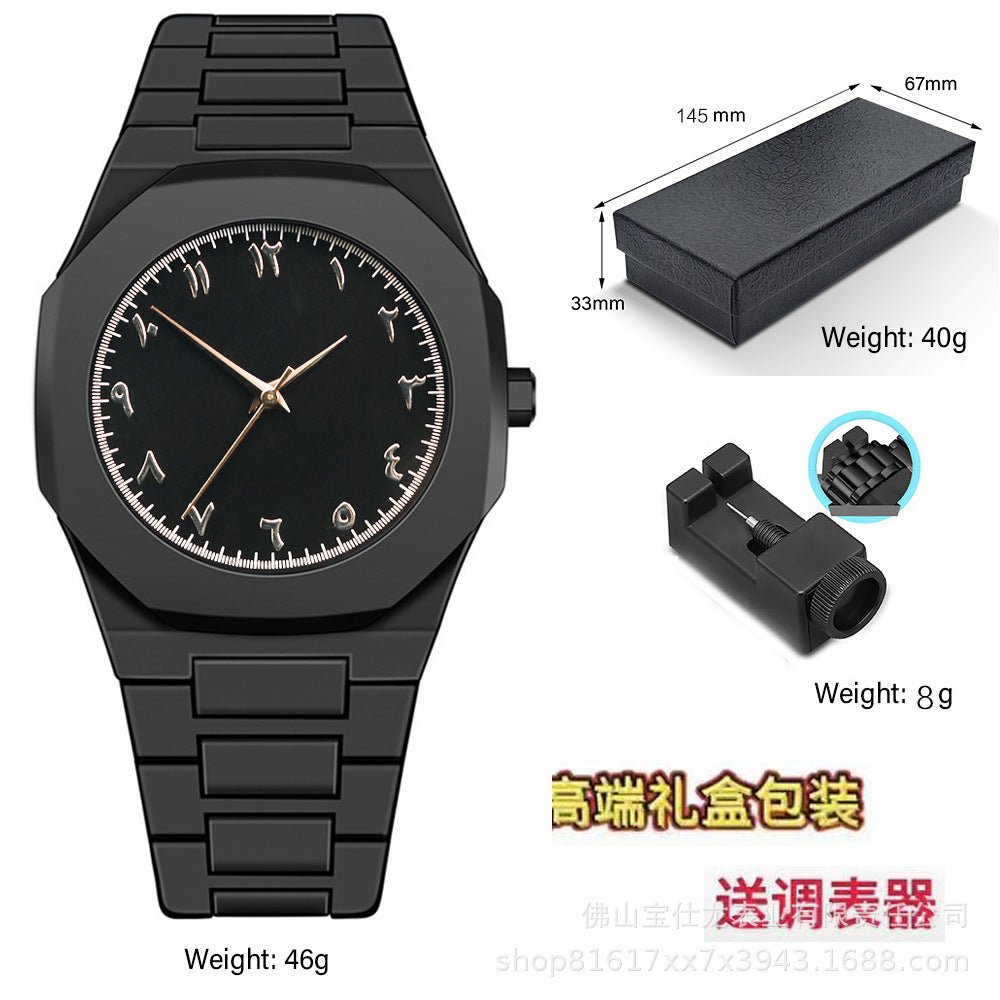 Black Warrior Unisex Waterproof Quartz Watch