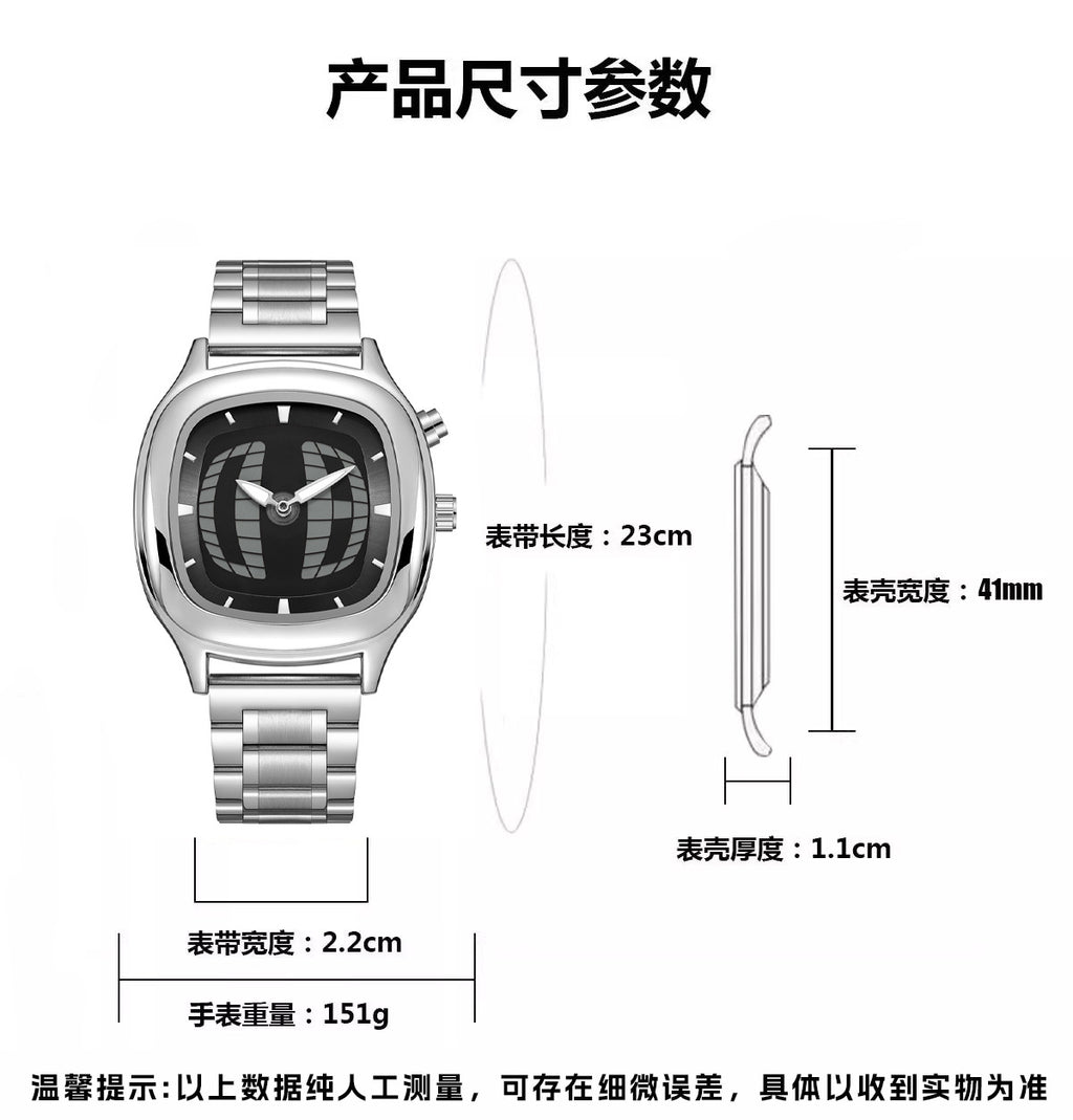 Reloj deportivo digital-analógico retro para hombre