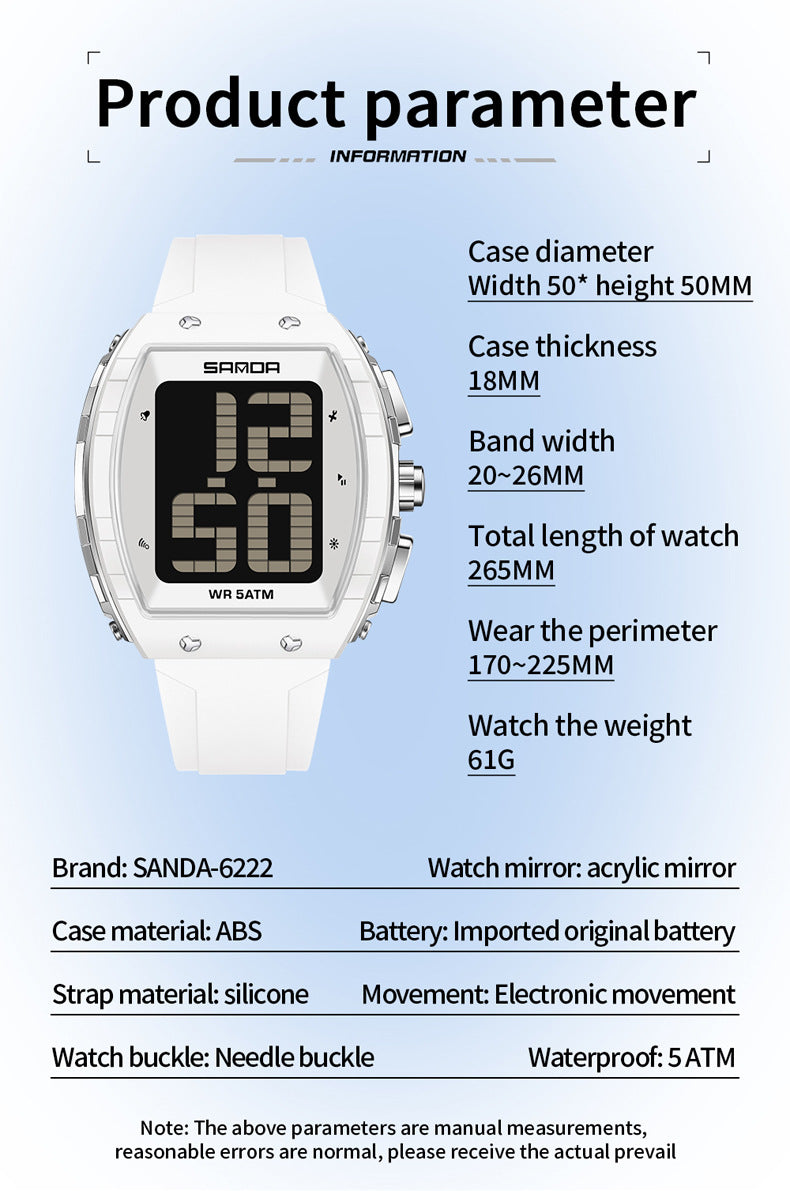 SANDA Large-Screen Talking Digital Watch