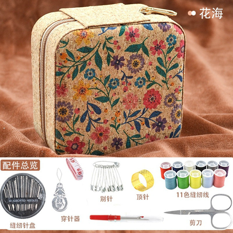 Vintage Sewing Box & Thread Kit Collection