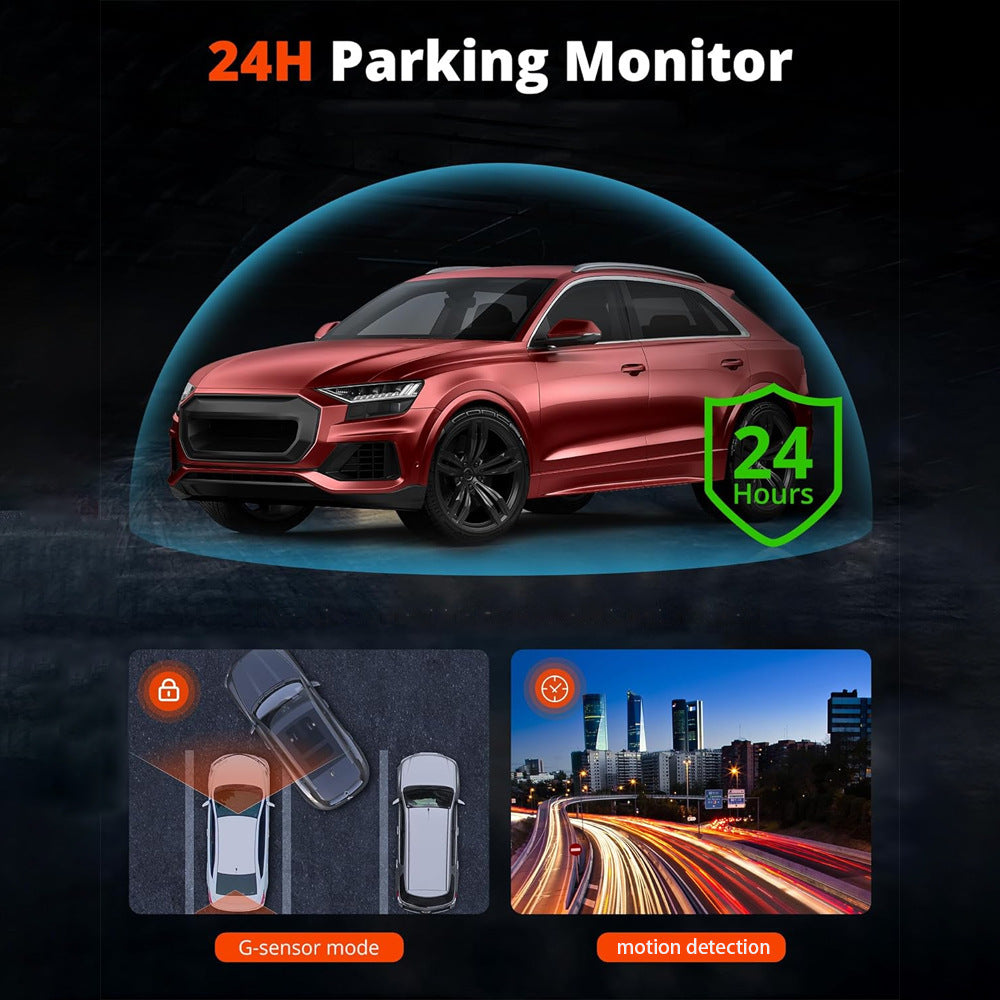 4K Front + 1080p Rear Wi-Fi Dash Camera with ADAS/GPS Options