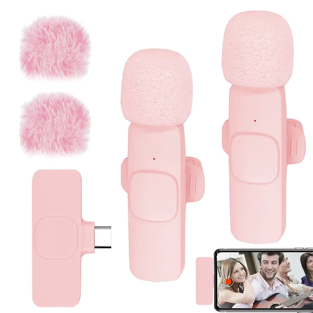Micrófono de solapa inalámbrico con clip K1