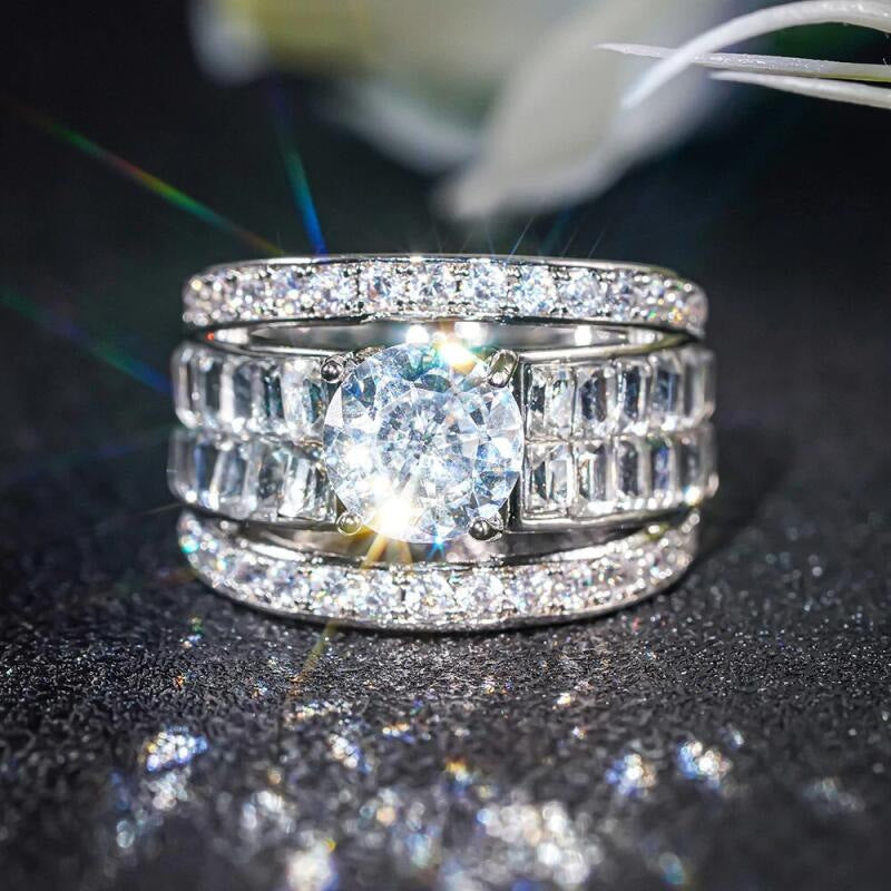 His & Hers Zircon Couple Rings