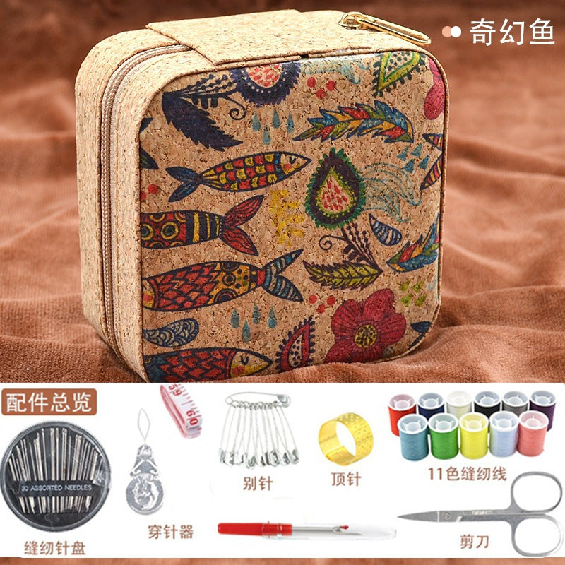 Vintage Sewing Box & Thread Kit Collection