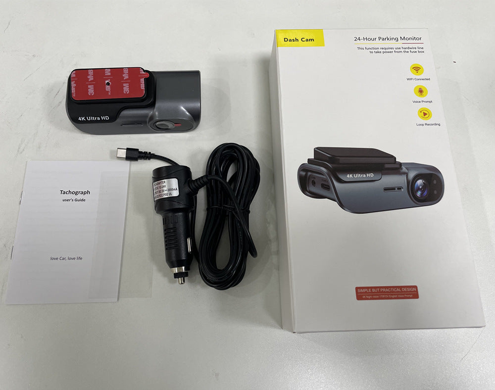 4K Wi-Fi Night-Vision Dash Camera