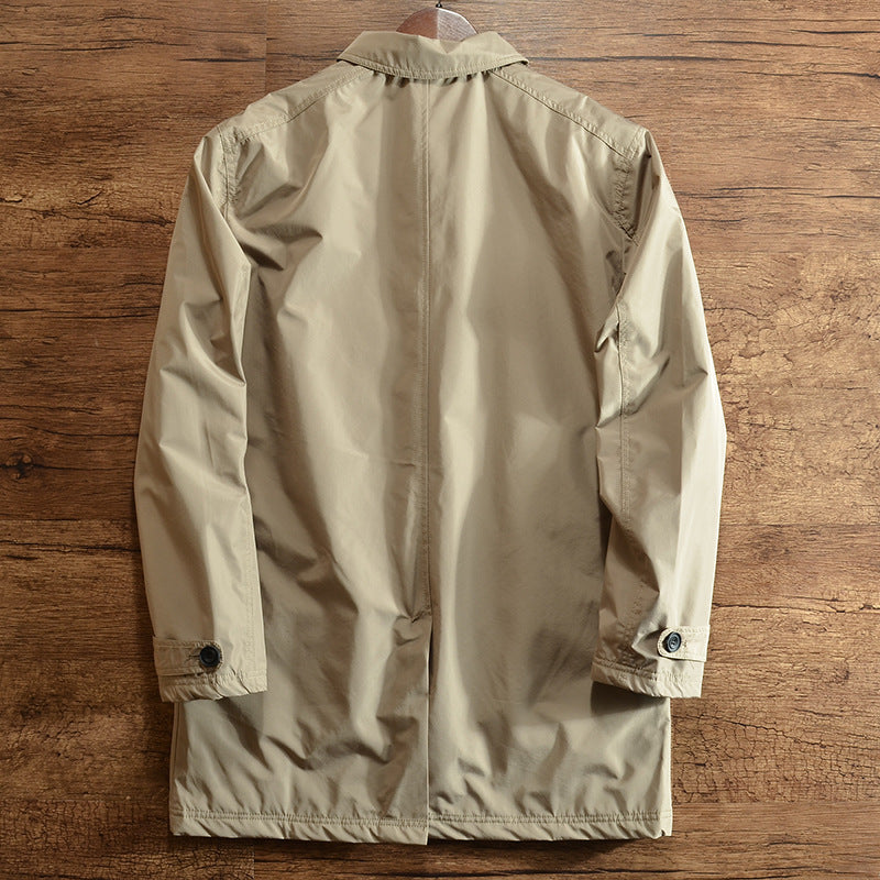 Windproof and Waterproof 89 Euros ~ Men's Quilted Warm Winter Outwear Mid-Length Windbreaker Outwear Padilla Innovations LLC