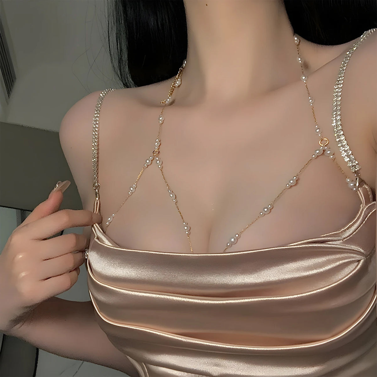 Sequin Tassel Beach Body Chain