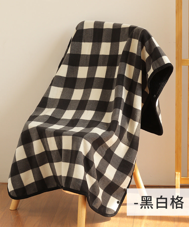 Shawl Blanket, Office Nap Blanket, Lunch Break Blanket, Study Blanket, Leg Cover Blanket, Small Blanket for Student Dormitory, Windproof for Winter