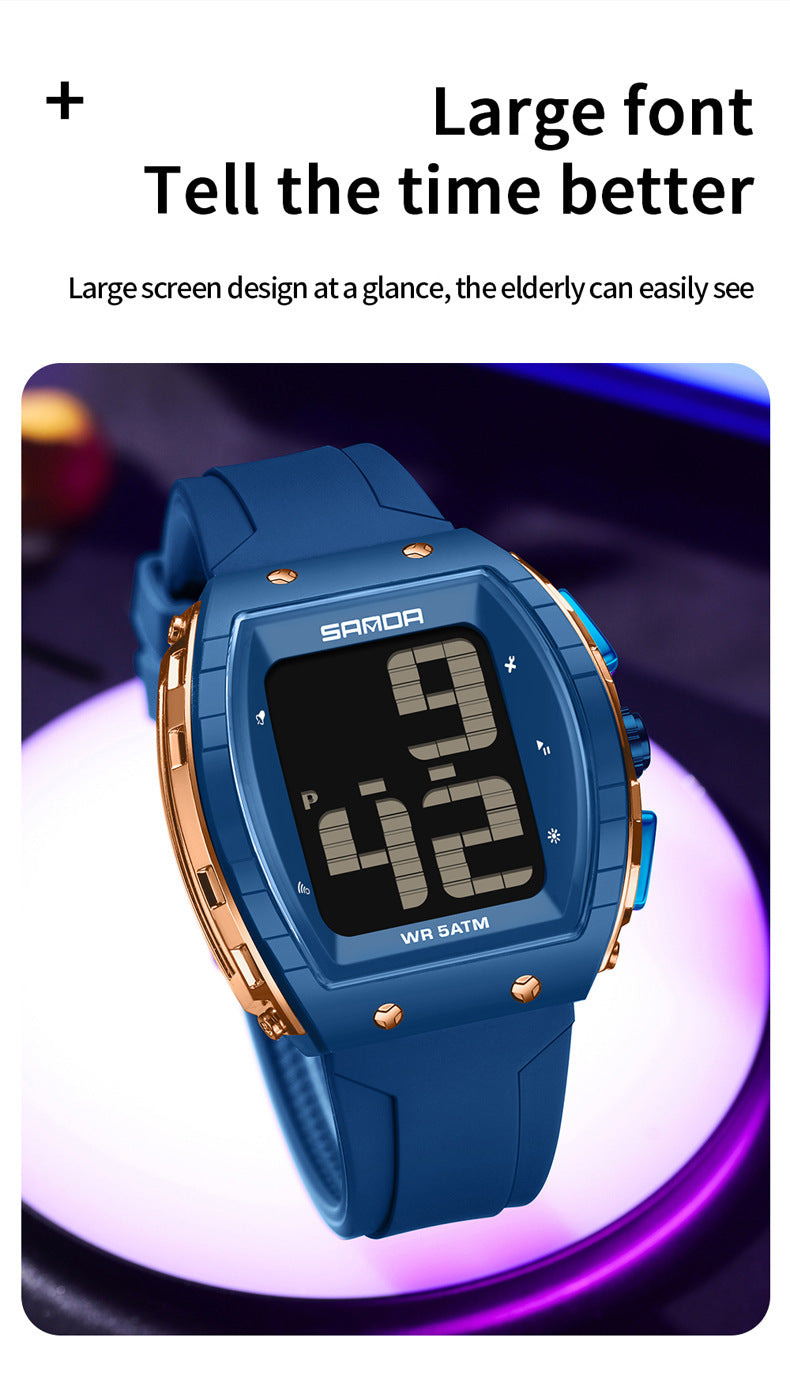 SANDA Large-Screen Talking Digital Watch
