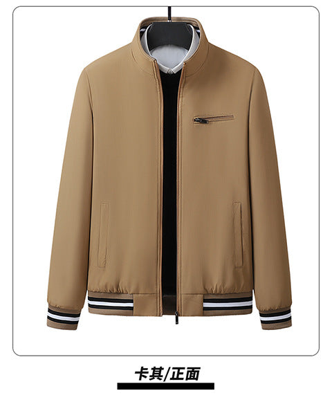 2025 New Men's Autumn and Winter New Youth Jacket Men's Casual Trendy Stand-Up Collar Top Winter Velvet Jacket Padilla Innovations LLC