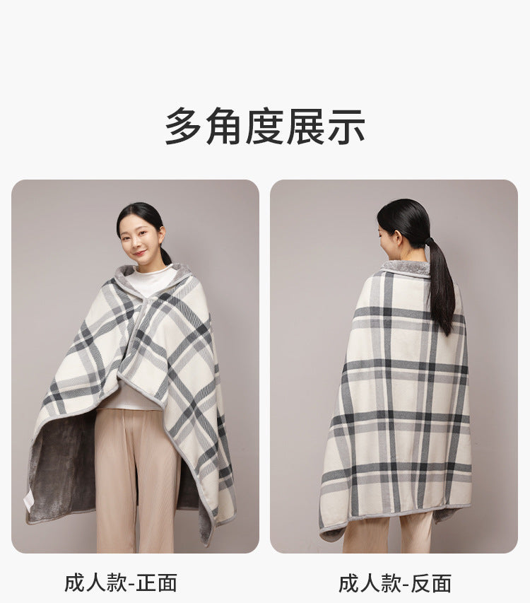 Shawl Blanket, Office Nap Blanket, Lunch Break Blanket, Study Blanket, Leg Cover Blanket, Small Blanket for Student Dormitory, Windproof for Winter