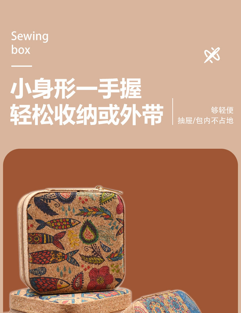 Vintage Sewing Box & Thread Kit Collection