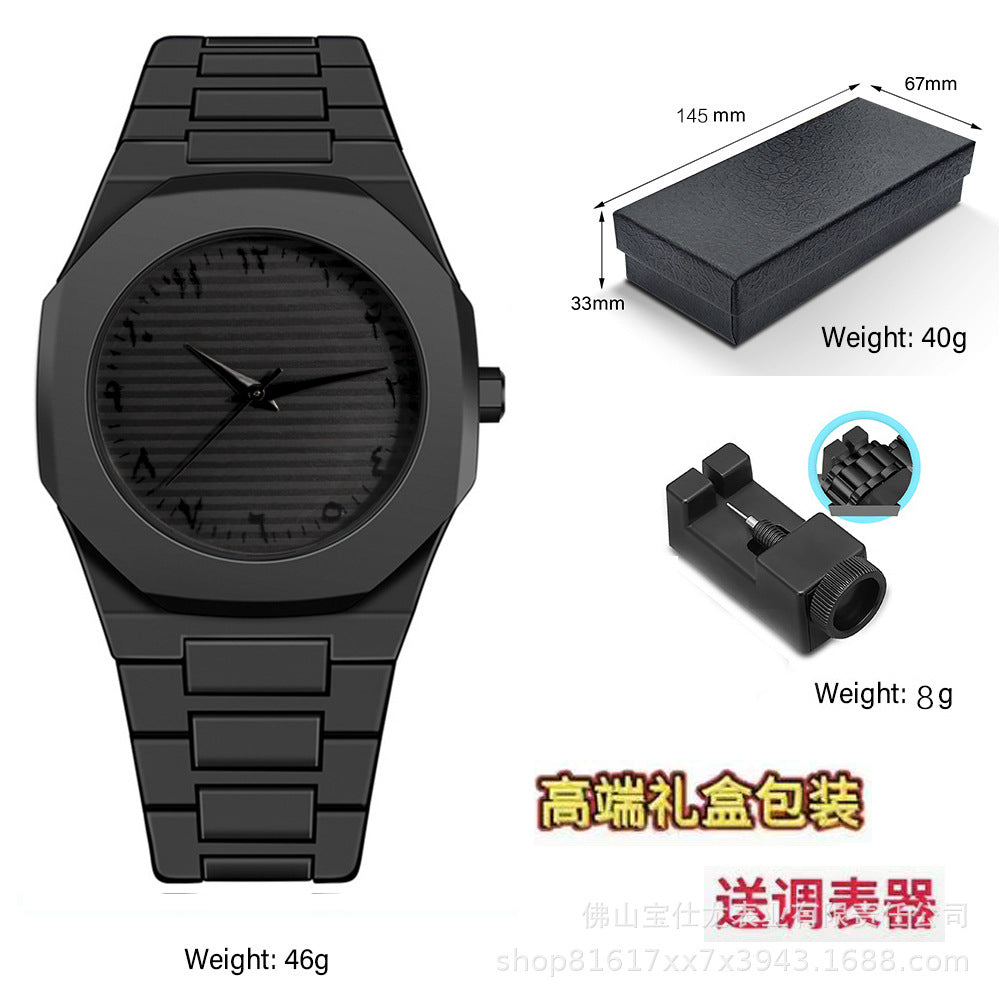 Black Warrior Unisex Waterproof Quartz Watch