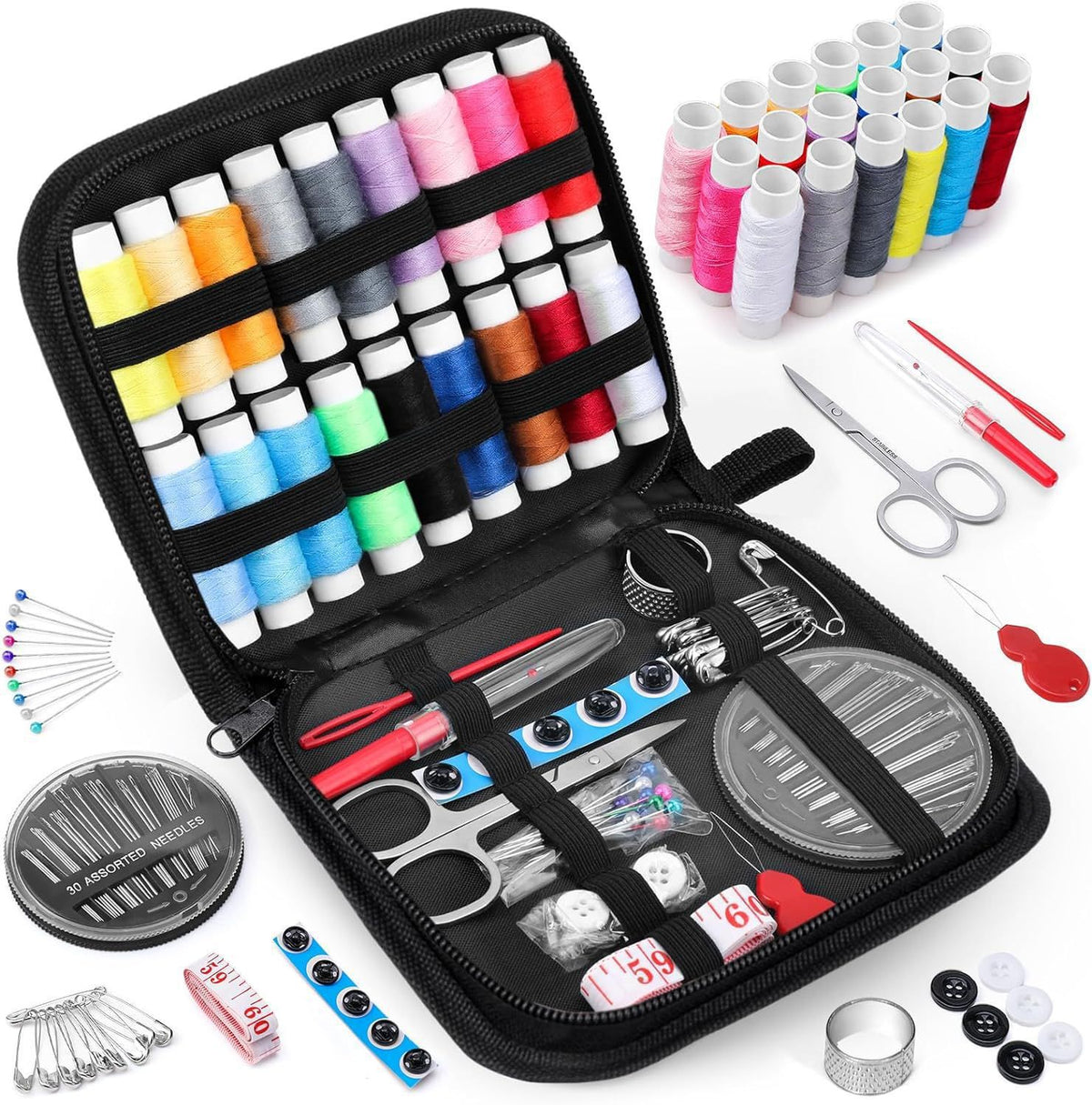 Portable Sewing Kits & Thread Sets – 27 to 243 Pieces