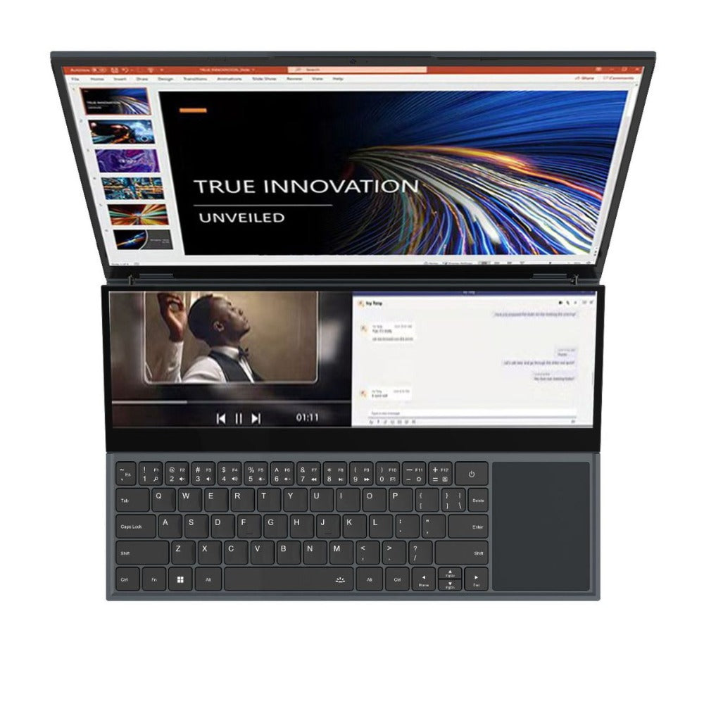 Dual Screen Core i9 Laptop i7 Touch Thin and Light Creative Design Touch Business Student 2-in-1 Handheld