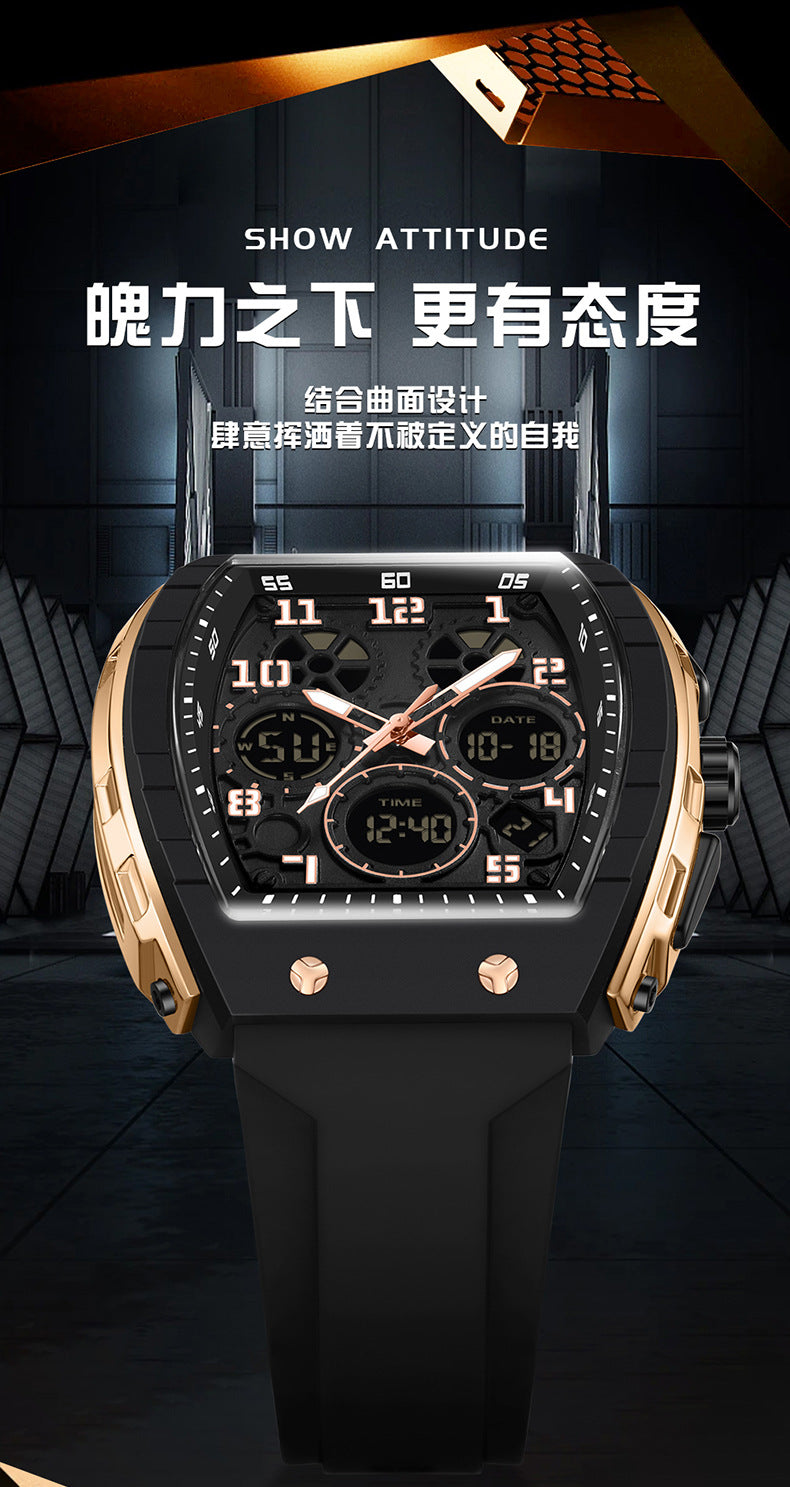 OFNS Dual-Time Digital Sport Watch