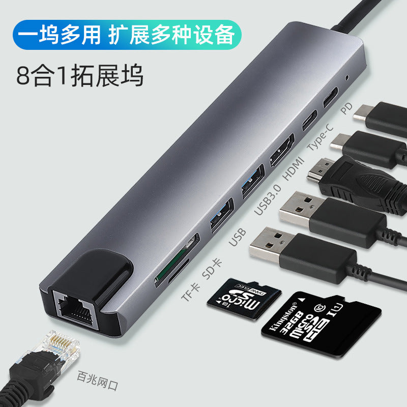 USB-C Multiport Docking Station – 3-in-1 to 8-in-1