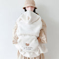 Embroidered Animal Baby Carrier Blanket – 80 × 85 cm