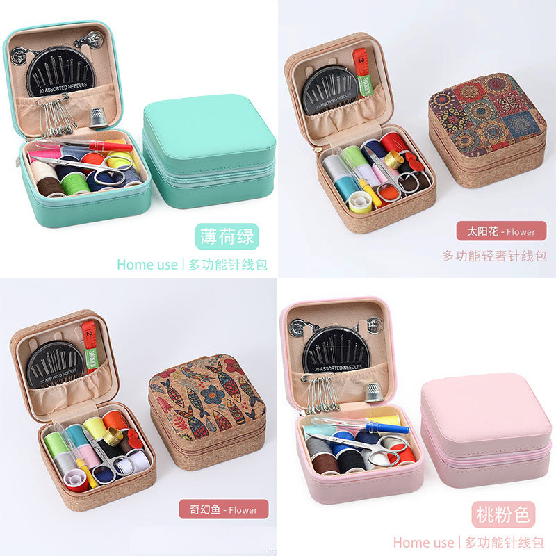 Vintage Sewing Box & Thread Kit Collection