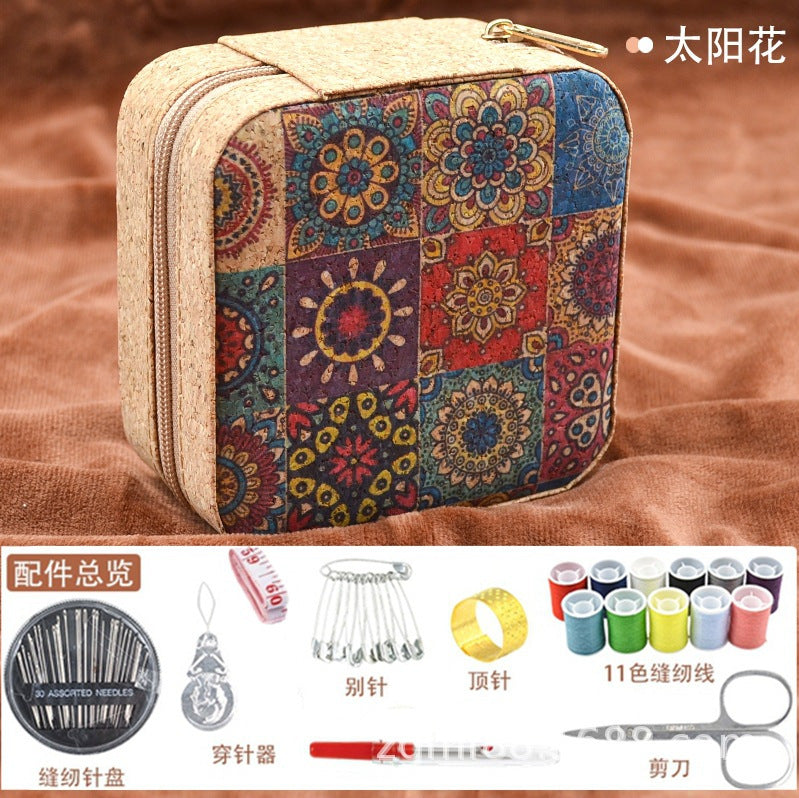 Vintage Sewing Box & Thread Kit Collection
