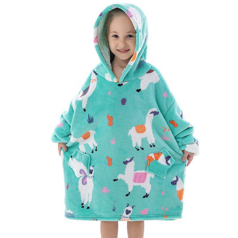Oversized Baby Flannel Wearable Blanket