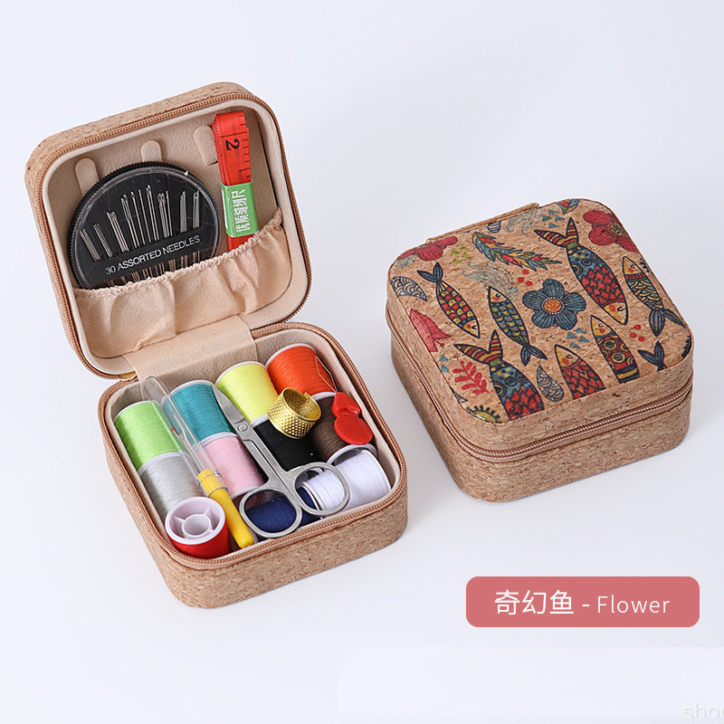 Vintage Sewing Box & Thread Kit Collection