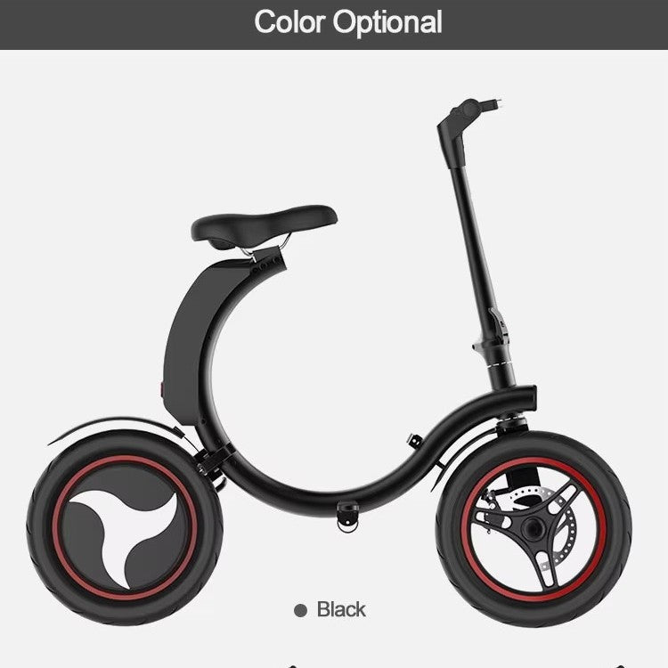 Factory direct sales of new 14 inch foldable electric bicycle lithium battery, convenient for snail two-wheeled electric vehicle