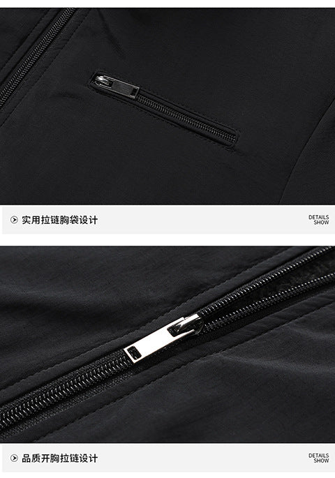2025 New Men's Autumn and Winter New Youth Jacket Men's Casual Trendy Stand-Up Collar Top Winter Velvet Jacket Padilla Innovations LLC