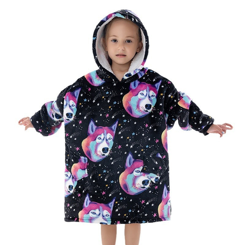 Oversized Baby Flannel Wearable Blanket