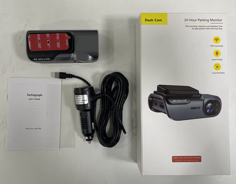 4K Wi-Fi Night-Vision Dash Camera