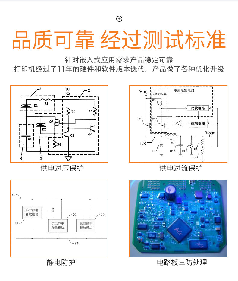 Youku EMD80T 80mm Embedded Thermal Receipt Printer with Cutter