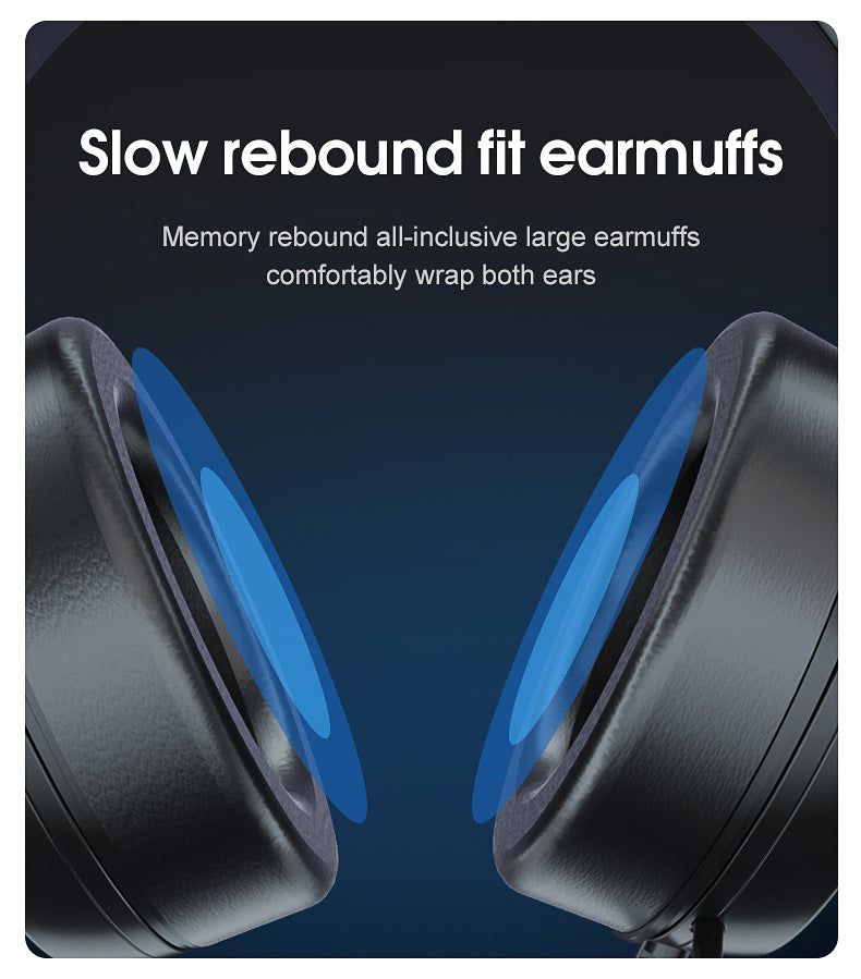 Cross-border PSH-300 computer game headset headset 7.1-channel e-sports with microphone wired subwoofer
