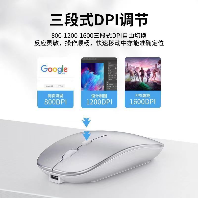 Wireless Mouse – Battery, Rechargeable & Bluetooth Options