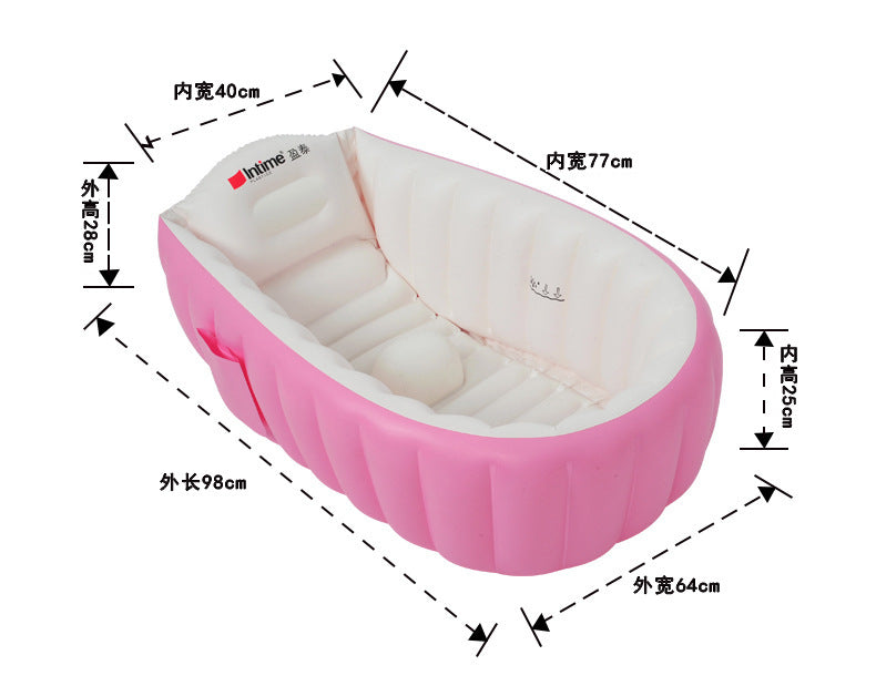 Inflatable Foldable Newborn Baby Bathtub