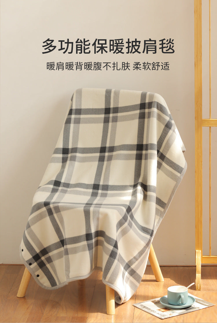 Shawl Blanket, Office Nap Blanket, Lunch Break Blanket, Study Blanket, Leg Cover Blanket, Small Blanket for Student Dormitory, Windproof for Winter
