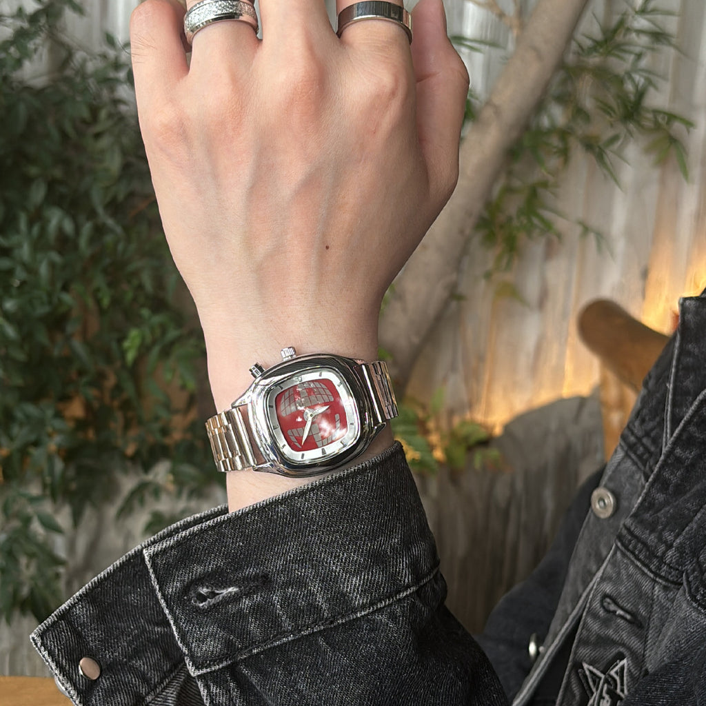 Reloj deportivo digital-analógico retro para hombre