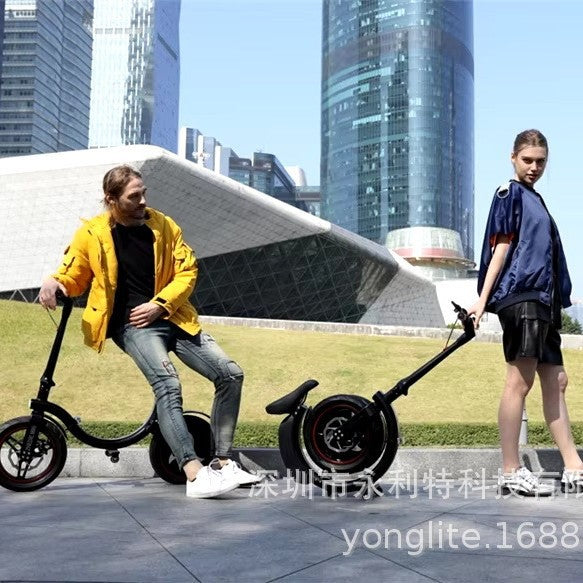 Factory direct sales of new 14 inch foldable electric bicycle lithium battery, convenient for snail two-wheeled electric vehicle