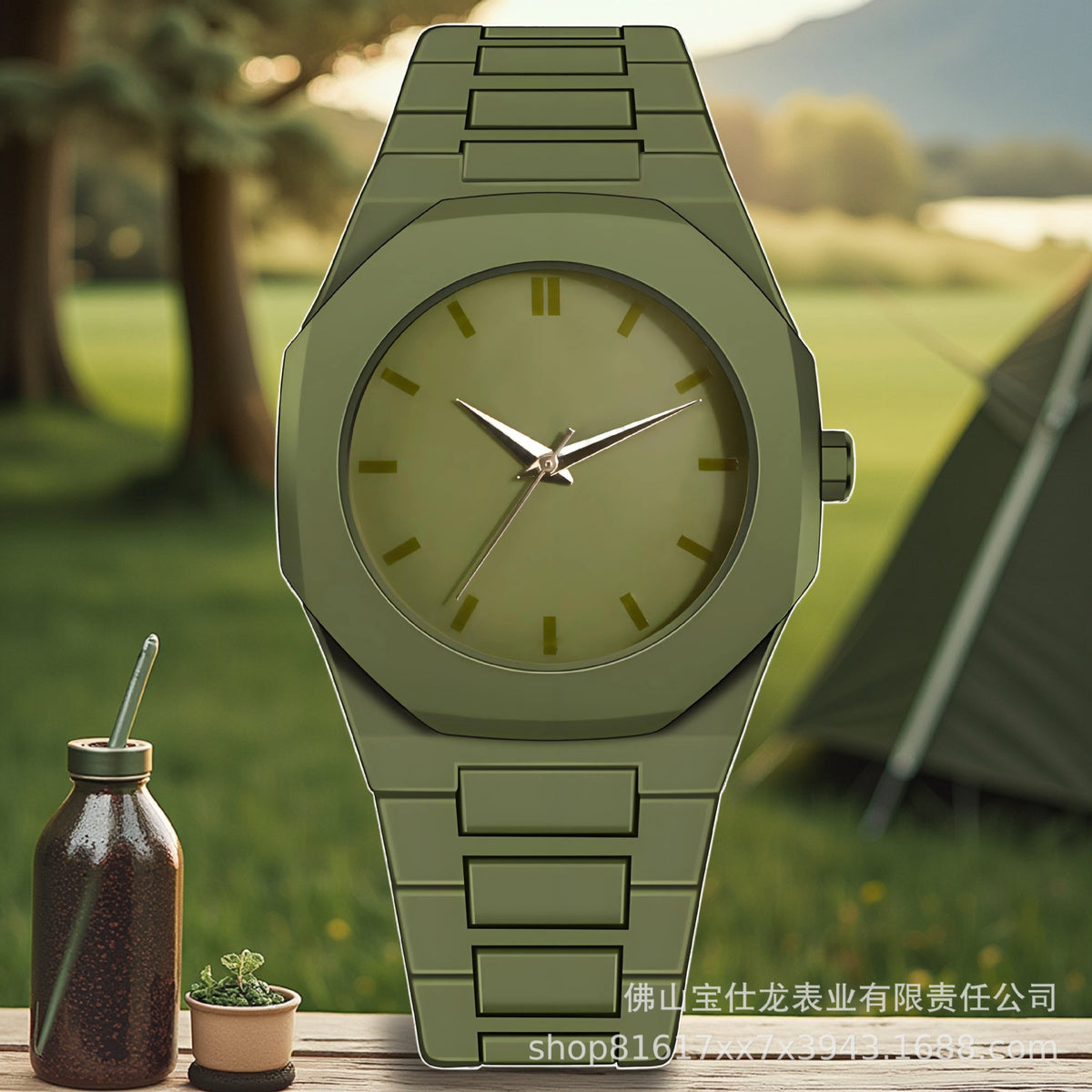 Black Warrior Unisex Waterproof Quartz Watch