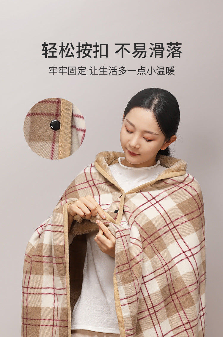 Shawl Blanket, Office Nap Blanket, Lunch Break Blanket, Study Blanket, Leg Cover Blanket, Small Blanket for Student Dormitory, Windproof for Winter