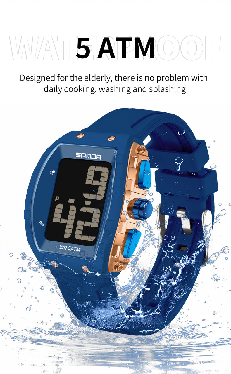 SANDA Large-Screen Talking Digital Watch